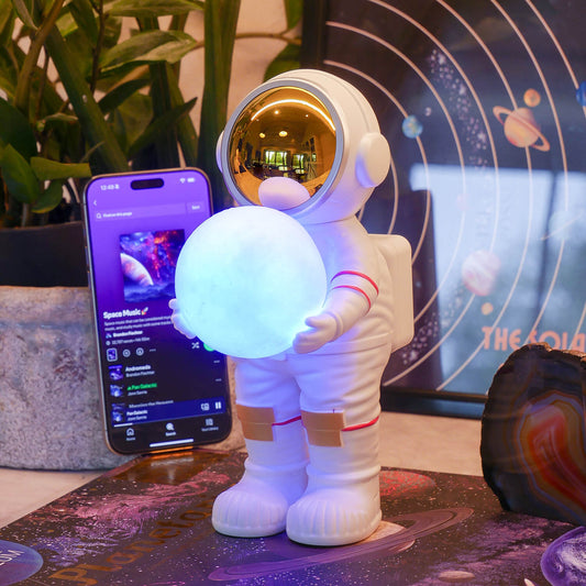 Astronaot Bluetooth zvučnik i svetlo za raspoloženje - Mesec
