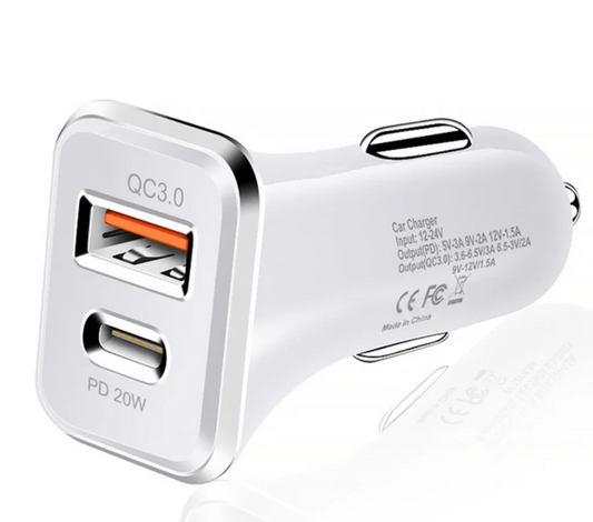 Auto punjac USB A + Type C YY-C04