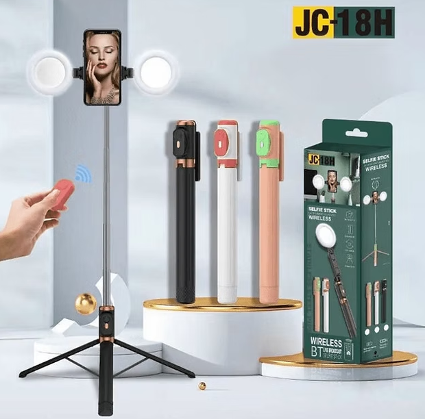 Bežični BT Selfi štap JC-18H sa LED