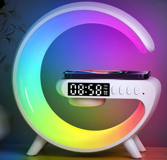 Bluetooth Zvučnik Lampa Sat Punjač G63