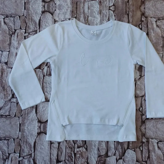 Bluza za devojčice WHITE LOVE Design