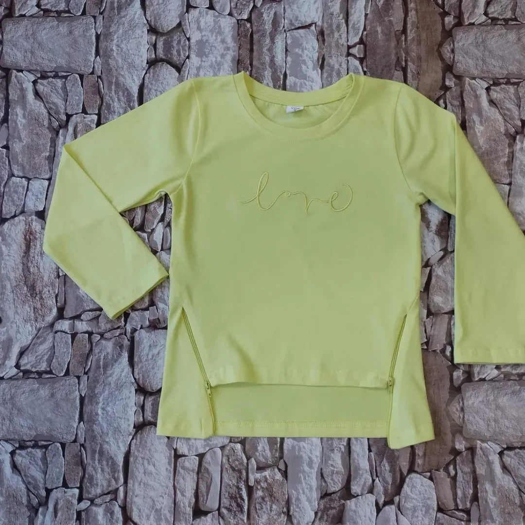 Bluza za devojčice YELLOW LOVE Design