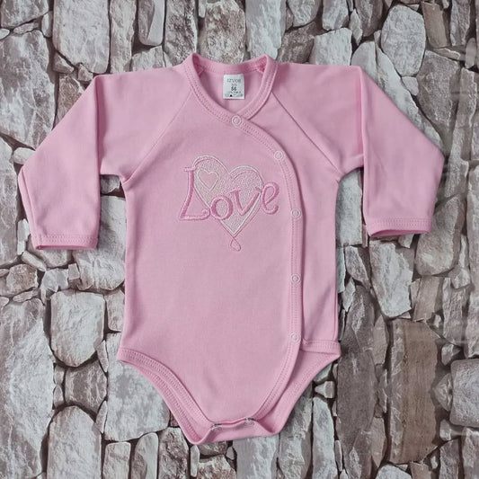 Bodi za bebe LOVE ROZE