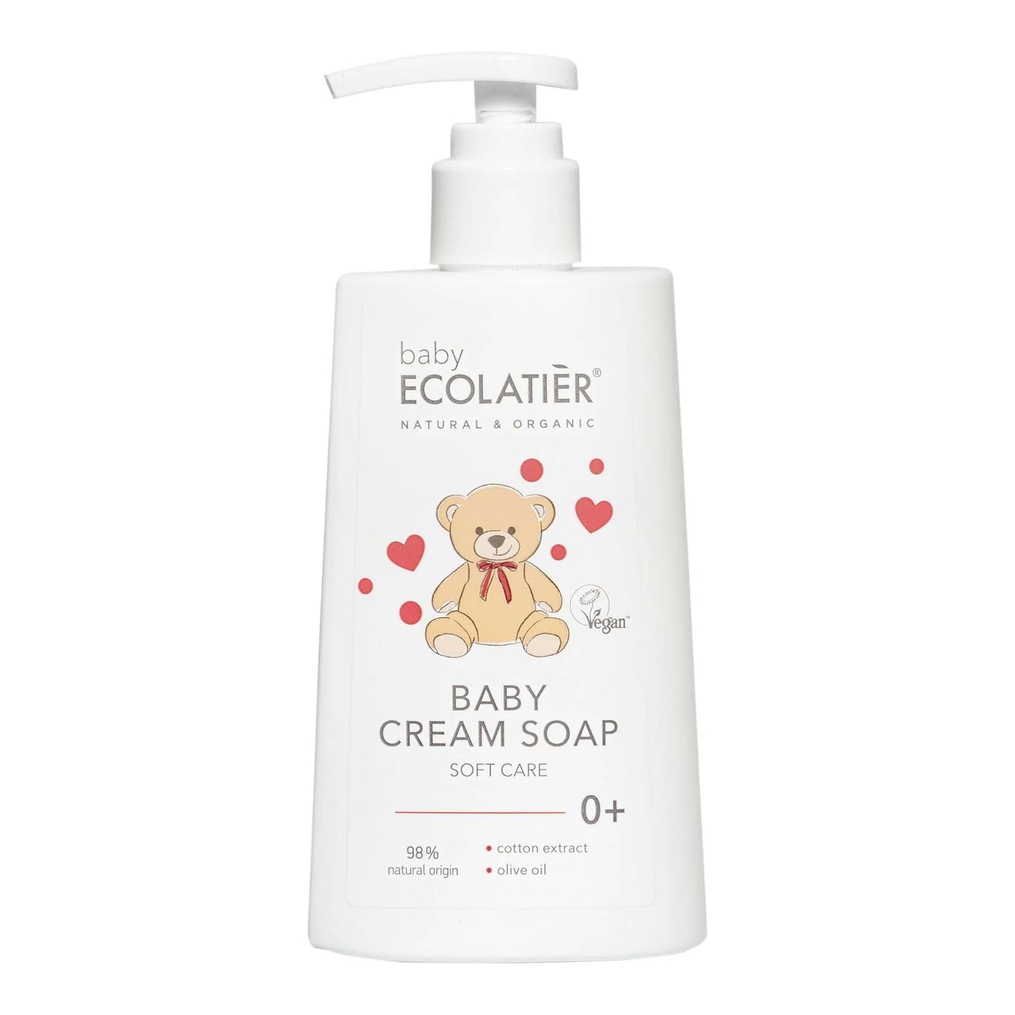ECOLATIER BABY Kremasti sapun "Nežna nega", 0+, 250 ml