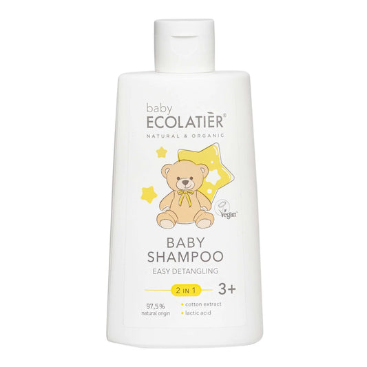 ECOLATIER BABY Šampon 2-u-1 Lako češljanje 3+, 250 ml
