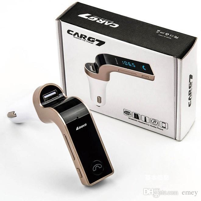 FM Transmitter + Bluetooth + Punjač za auto CARG7 – 3u1