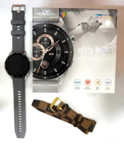 Howear Watch GT3 Pro Smart Watch Dual Band Amoled ekran