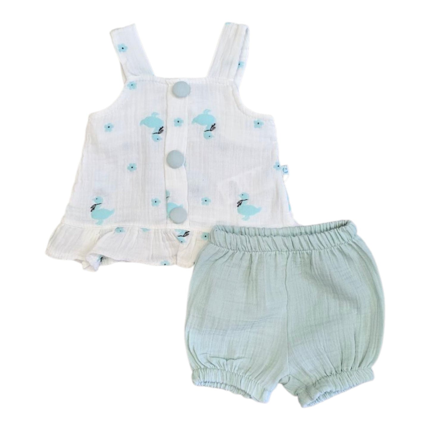 Komplet za bebe devojčice Šorc + bluza