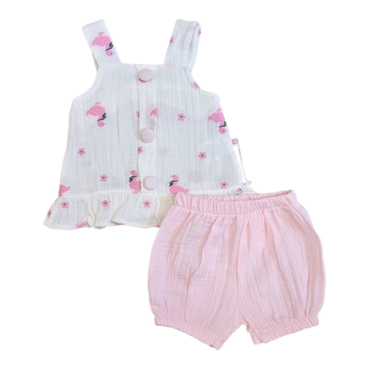 Komplet za bebe devojčice Šorc + bluza