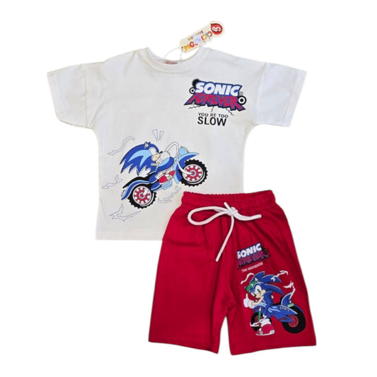 Komplet za dečake SONIC white