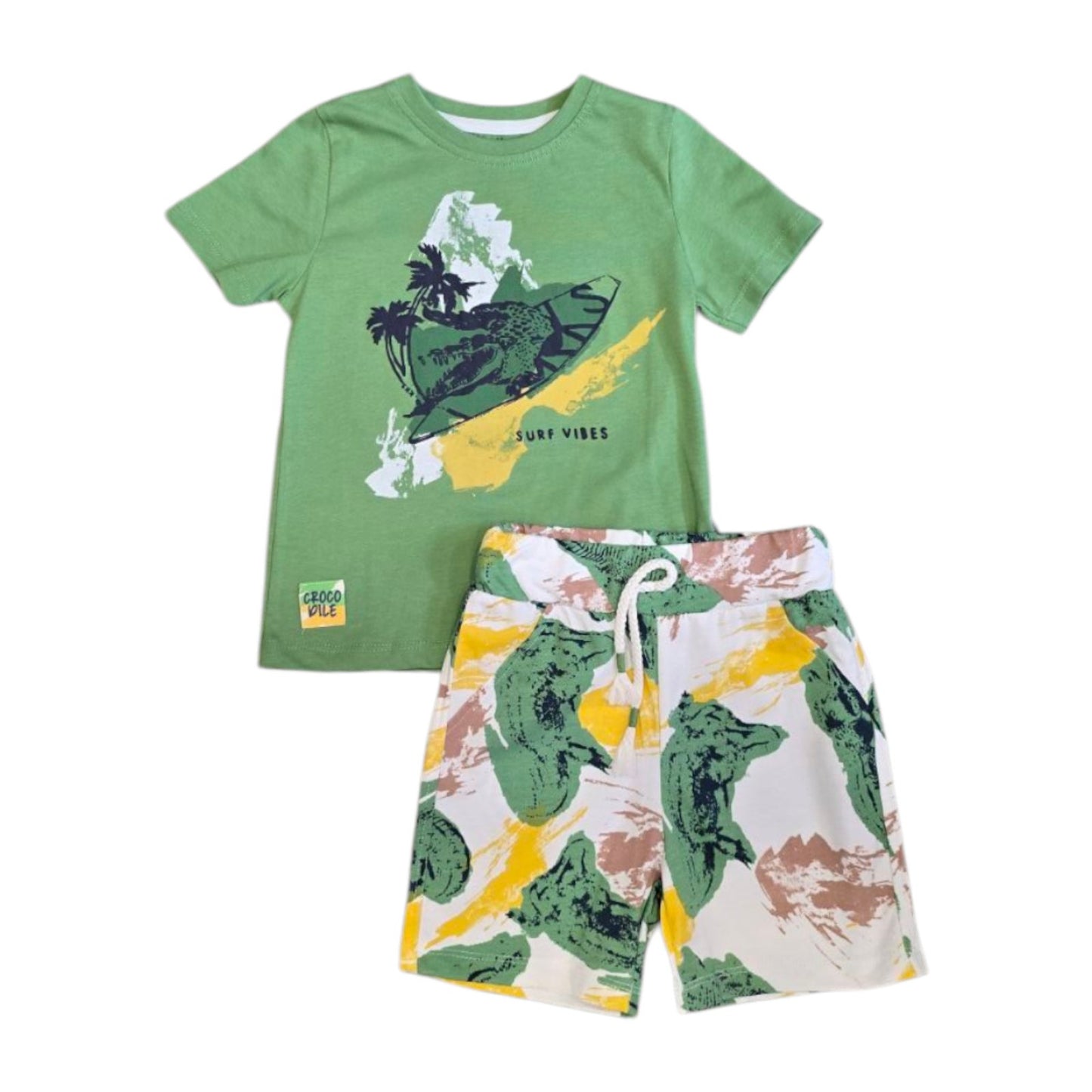 Komplet za dečake SURF green
