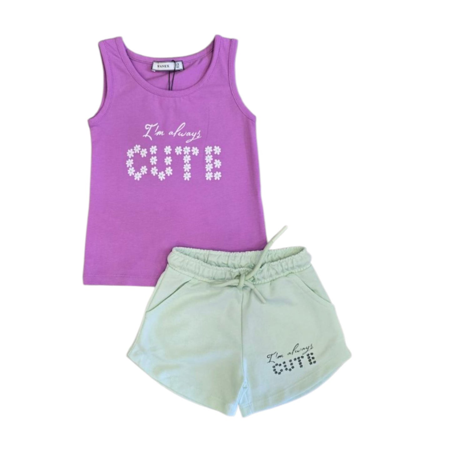 Komplet za devojčice Summer 12 CUTE purple