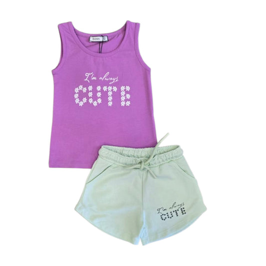 Komplet za devojčice Summer 12 CUTE purple