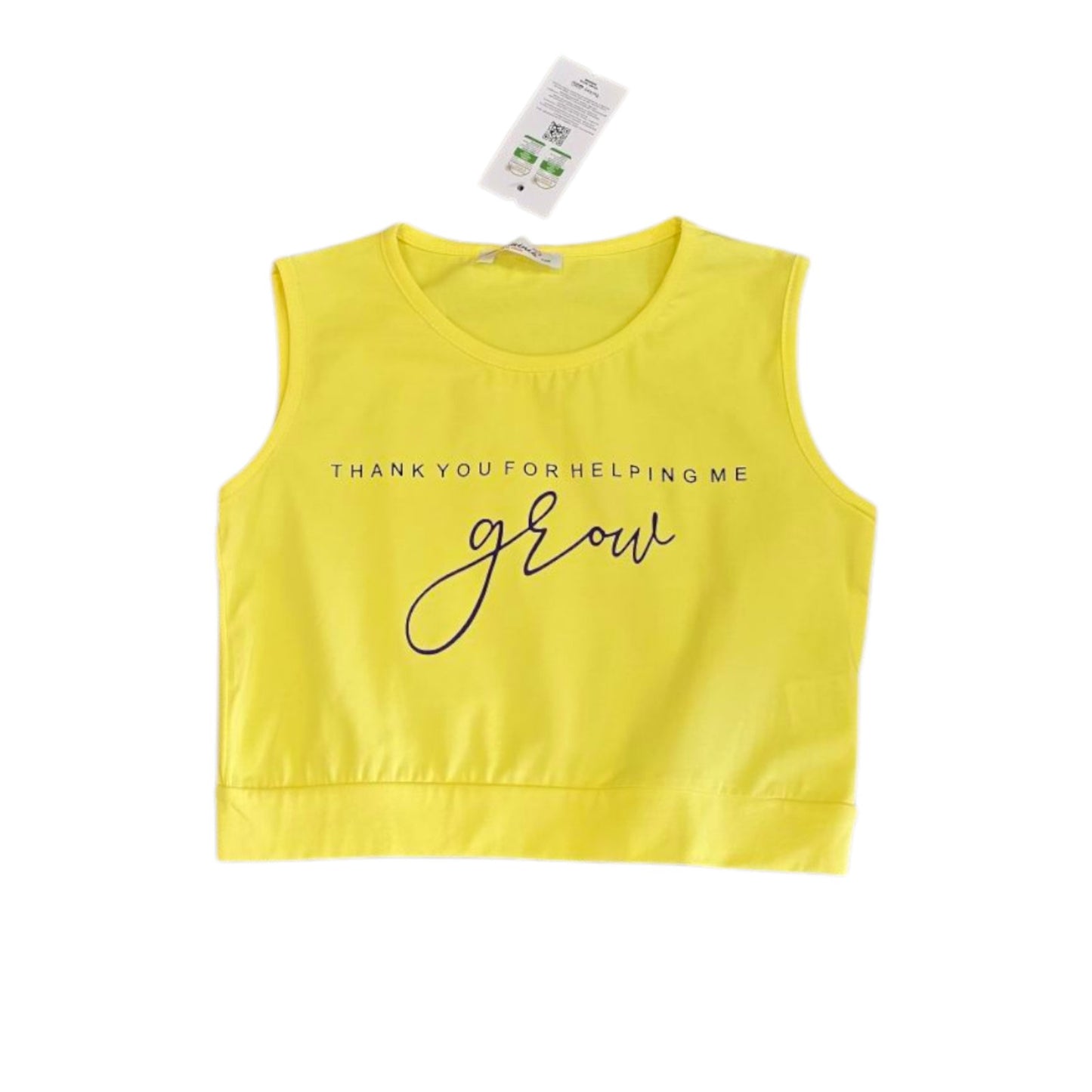 Majica top bez rukava GROW YELLOW