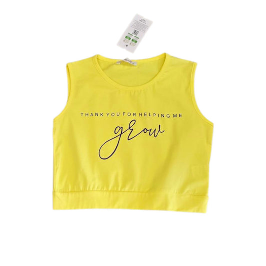 Majica top bez rukava GROW YELLOW
