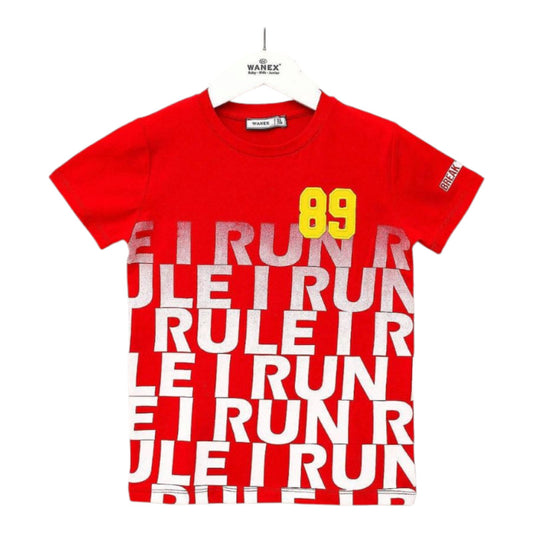 Majica za dečake RUN 89 RED
