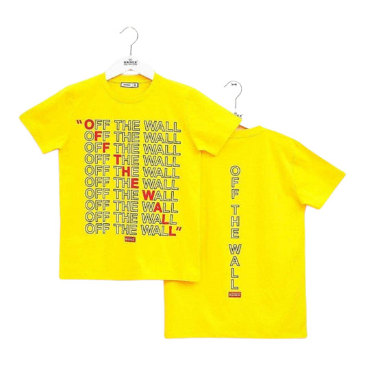 Majica za dečake WANEX OFF THE WALL Yellow