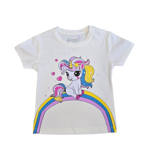 Majica za devojčice WHITE UNICORN