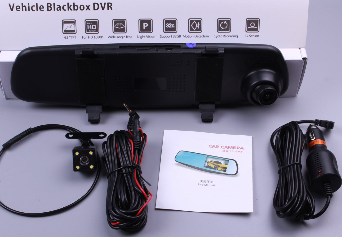 Retrovizor DVE Auto Kamera FUL HD 1080