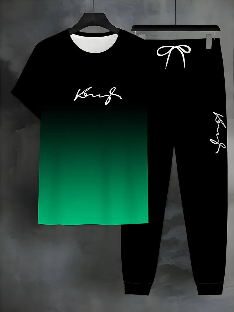 Muške komplet trenerke BLACK GREEN