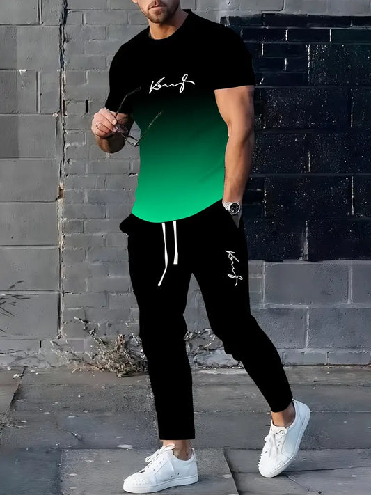 Muške komplet trenerke BLACK GREEN