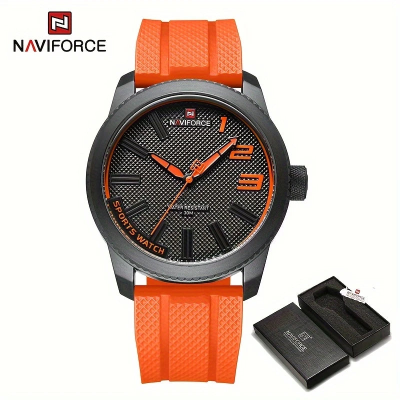 Muški ručni sat vodootporan Luksuz ORANGE S025