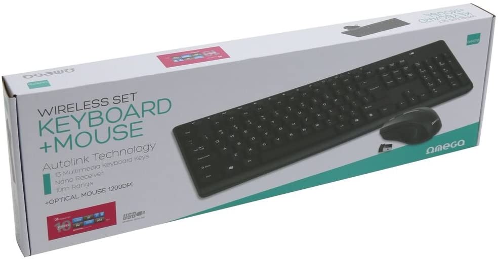 OMEGA OKM071B tastatura i miš WIRELESS SET