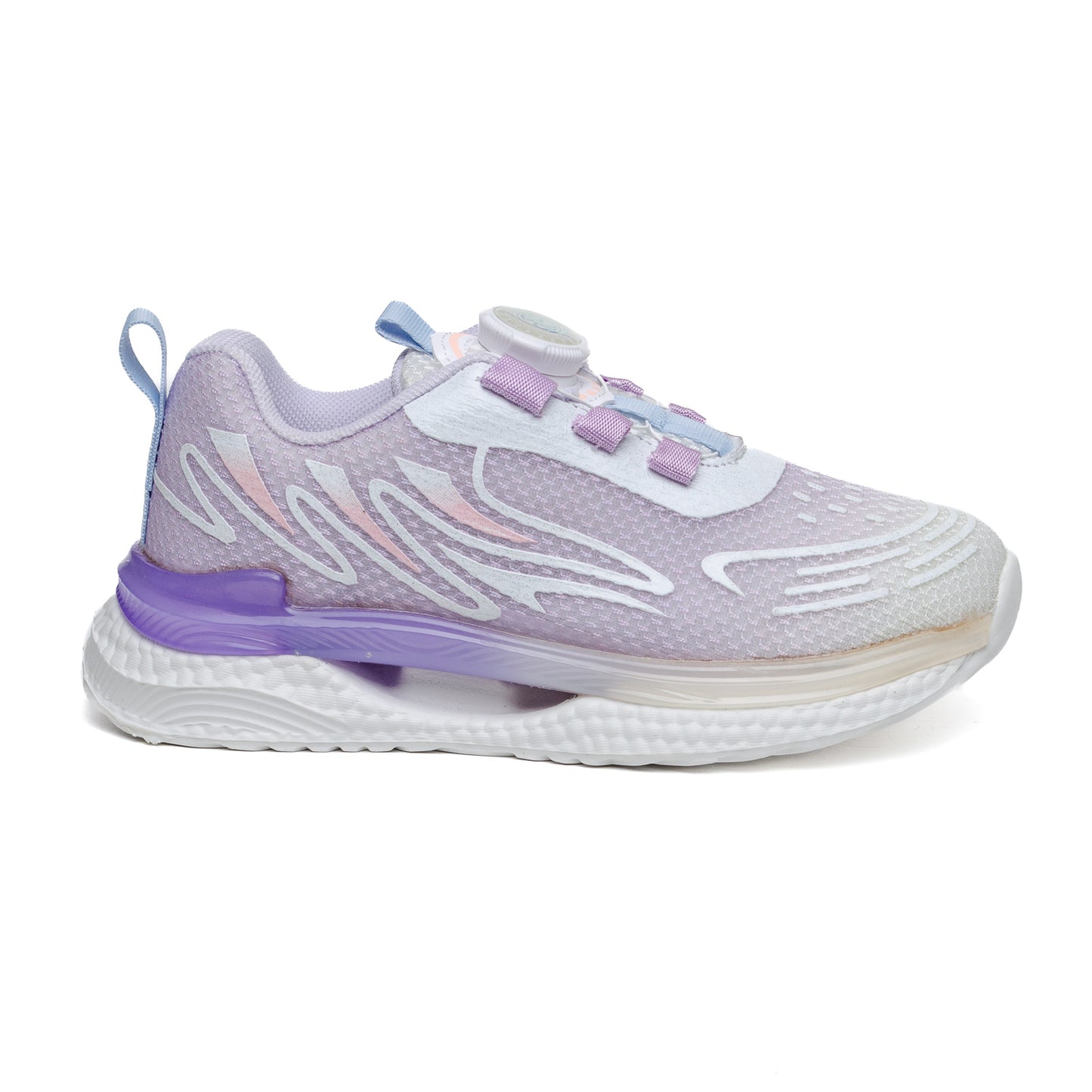 Patike LUKSUZ za devojčice  091169 BELO-PURPLE