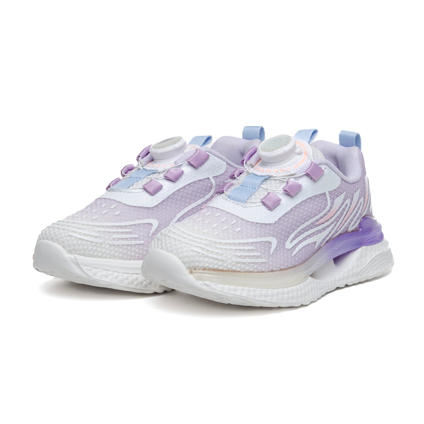 Patike LUKSUZ za devojčice  091169 BELO-PURPLE