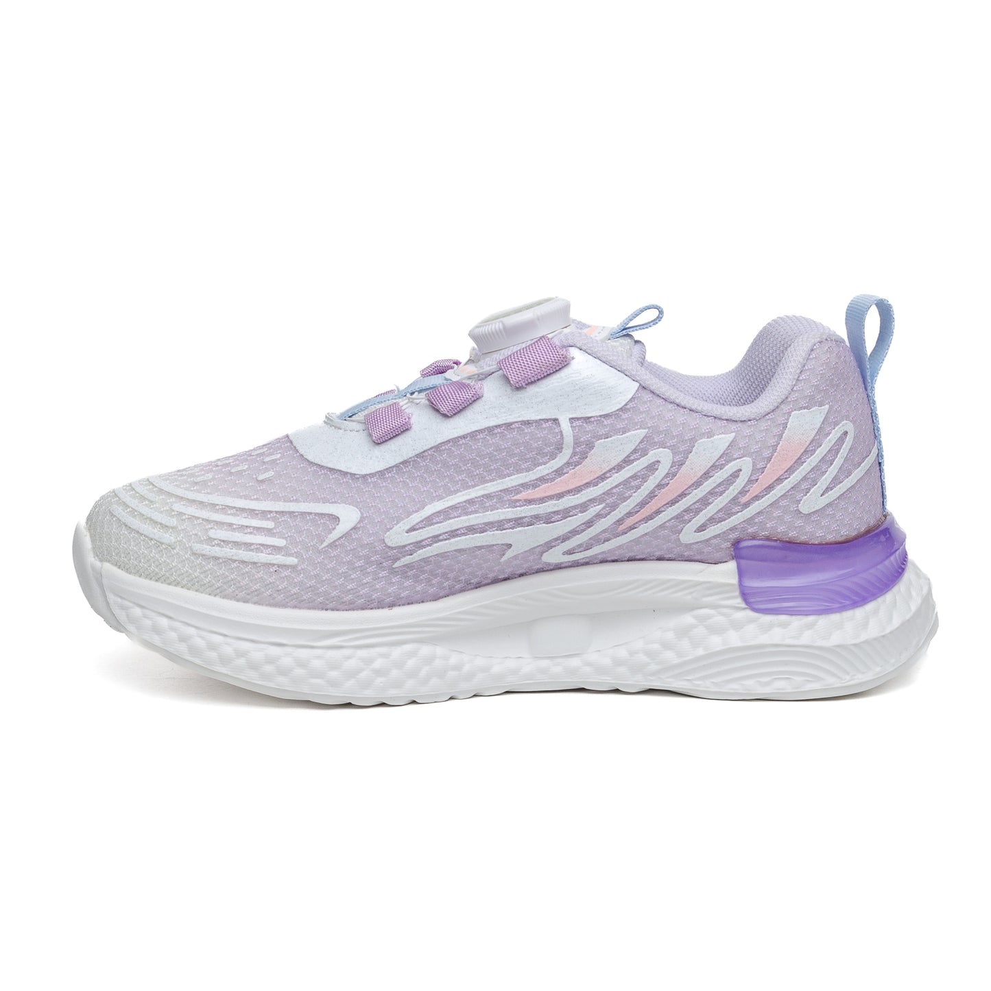 Patike LUKSUZ za devojčice  091169 BELO-PURPLE