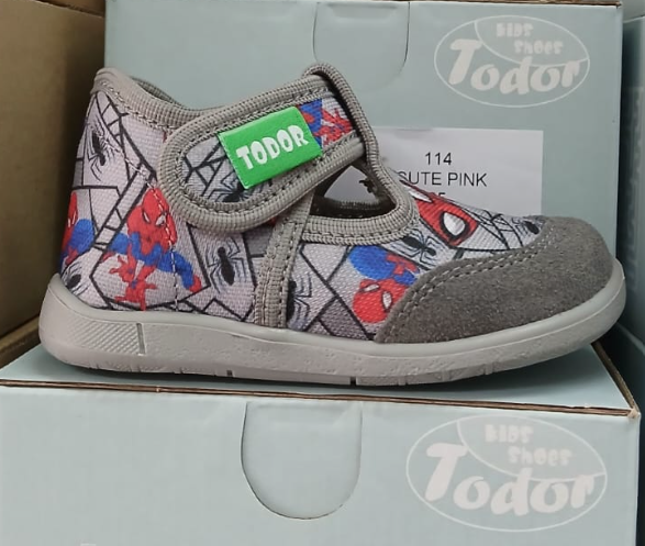Patofne TODOR dečaci Spider man GREY