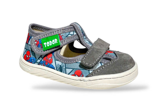 Patofne TODOR dečaci Spider man GREY