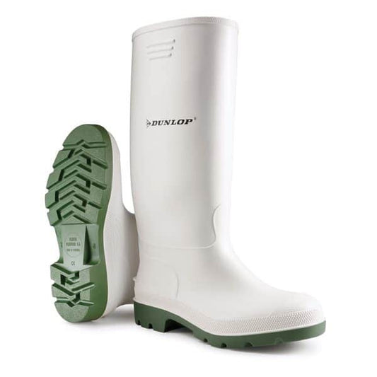 Radne čizme DUNLOP PRICEMASTOR FOOD, od PVC-a, bele boje