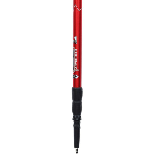 ŠTAPOVI VIKING ZA PLANINARENJE ROCK black-red