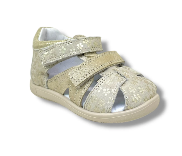 Sandale Todor beige flowers 591