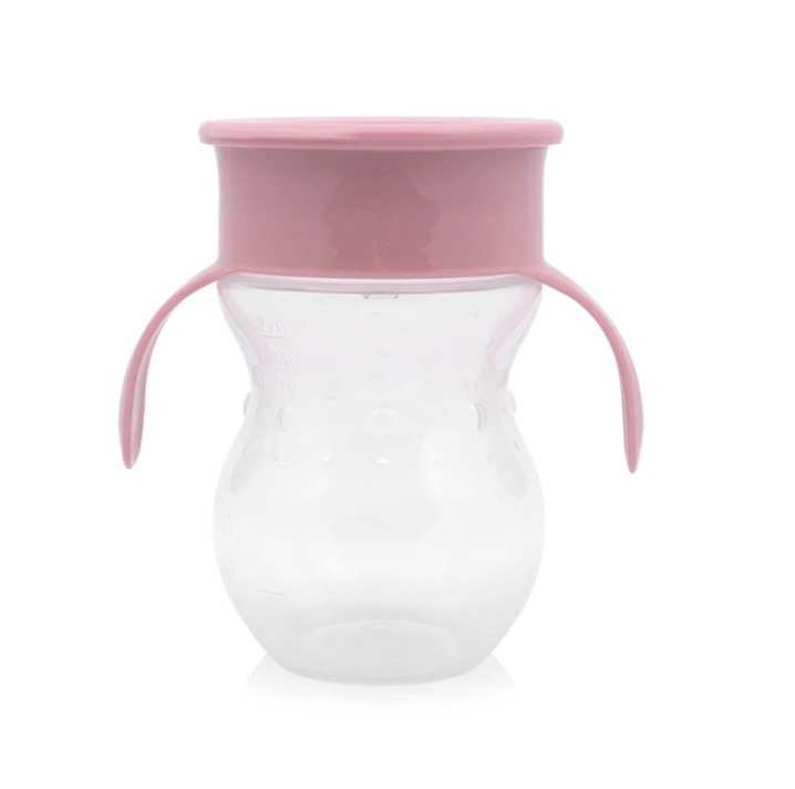 Šolja sa ručkama 360 stepeni, Pink