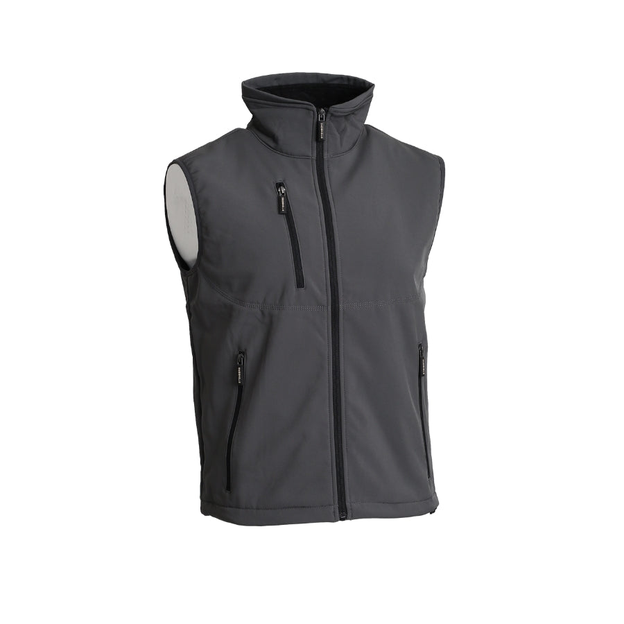 Softshell prsluk STENBERG PRIME TAMNO SIVA