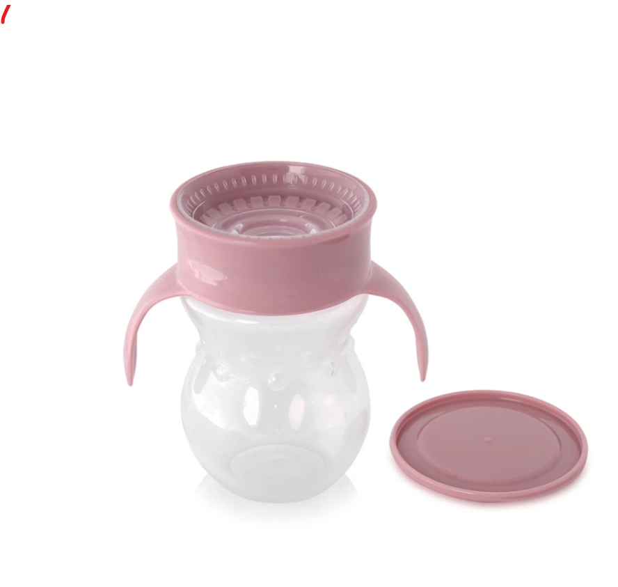 Šolja sa ručkama 360 stepeni, Pink