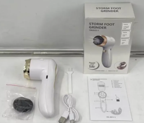 Električna turpija za pete Storm foot grinder za negu peta USB kablom YB-2023-1
