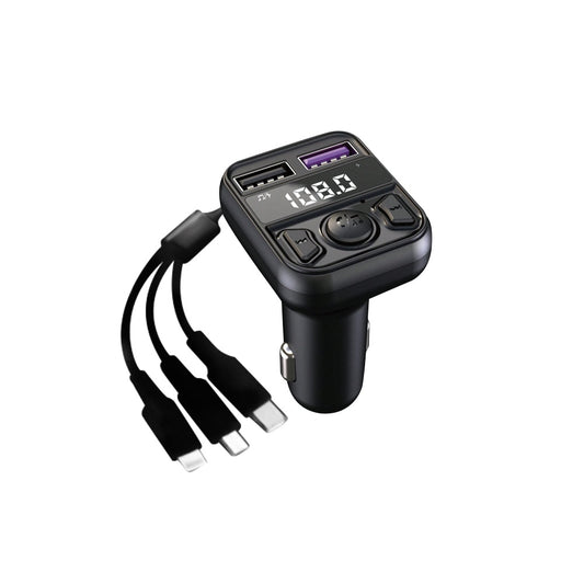 TREQA MP3-6 FM transmiter za kola, Bluetooth LED Display, PD20W+QC3.0, Brzo punjenje