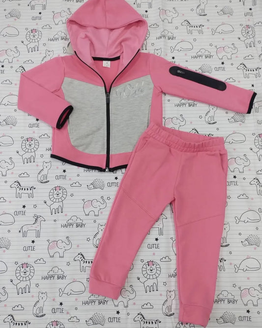 Trenerice za devojčice sa kapuljačom LOVE PINK