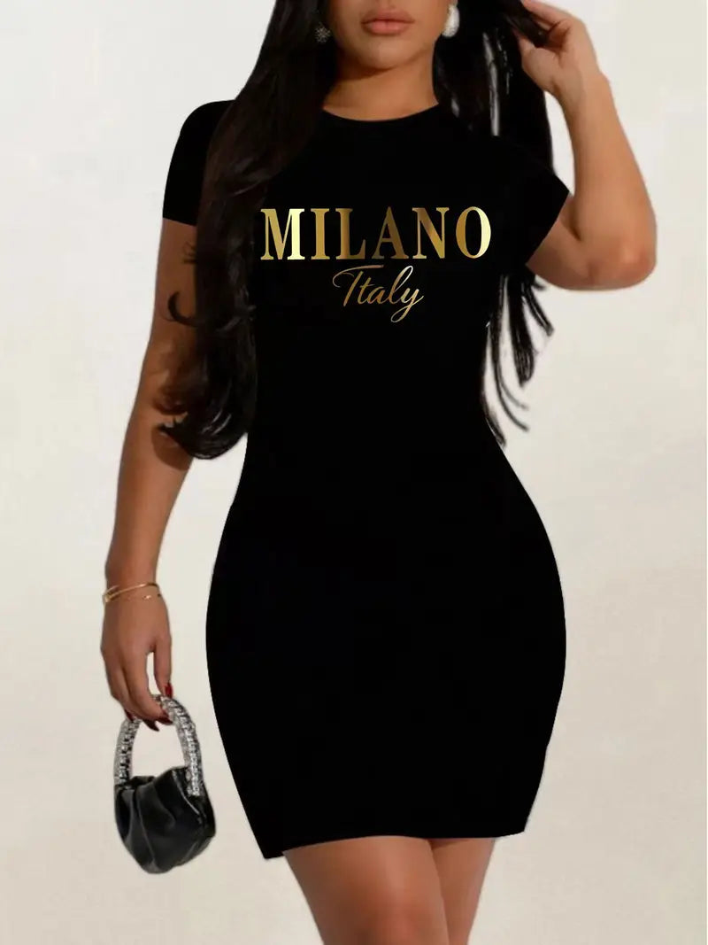 Ženska haljina MILANO 25 BLACK