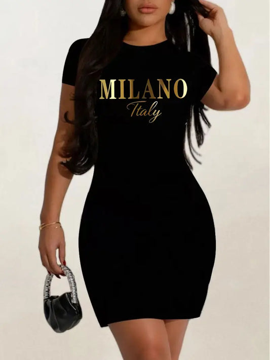 Ženska haljina MILANO 25 BLACK