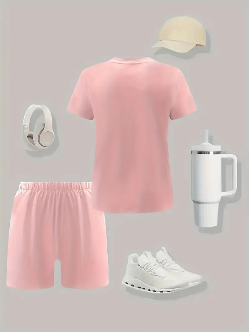 Ženski sportski set CASUAL PINK