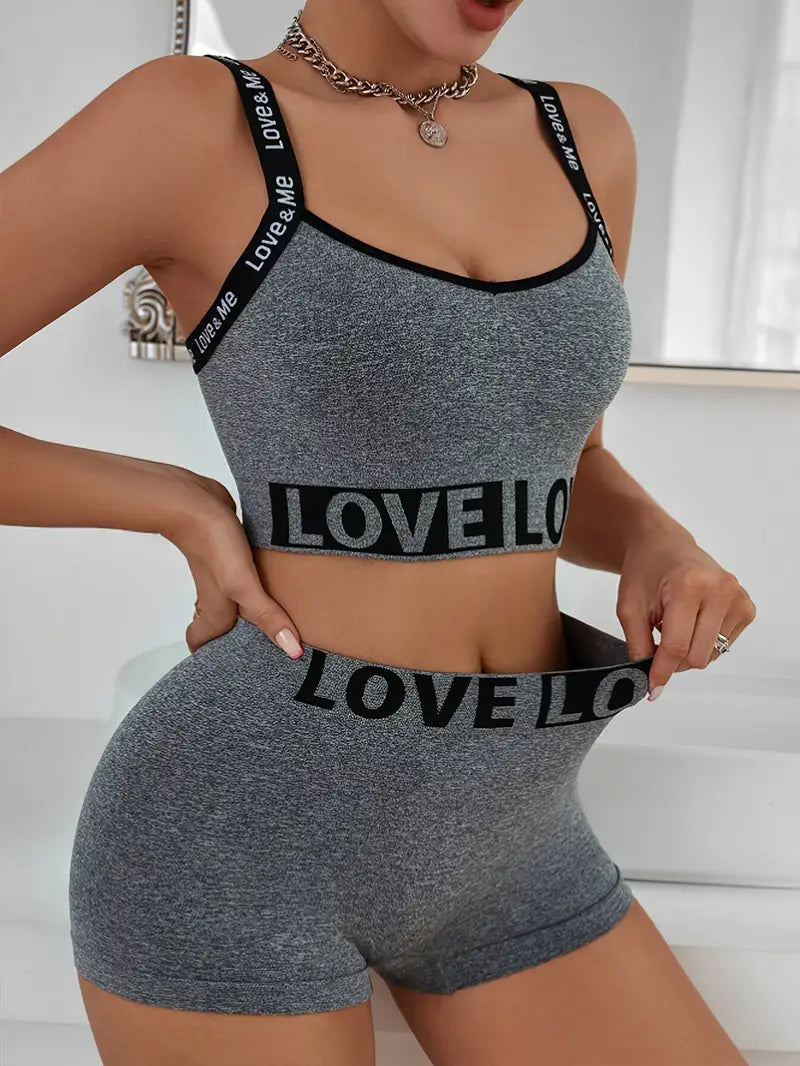 Ženski sportski set LOVE SIVU