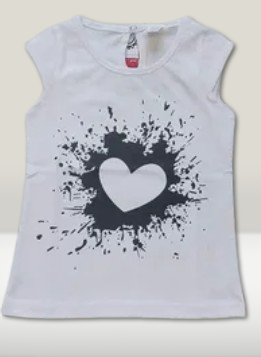 Majica za devojčice HEART