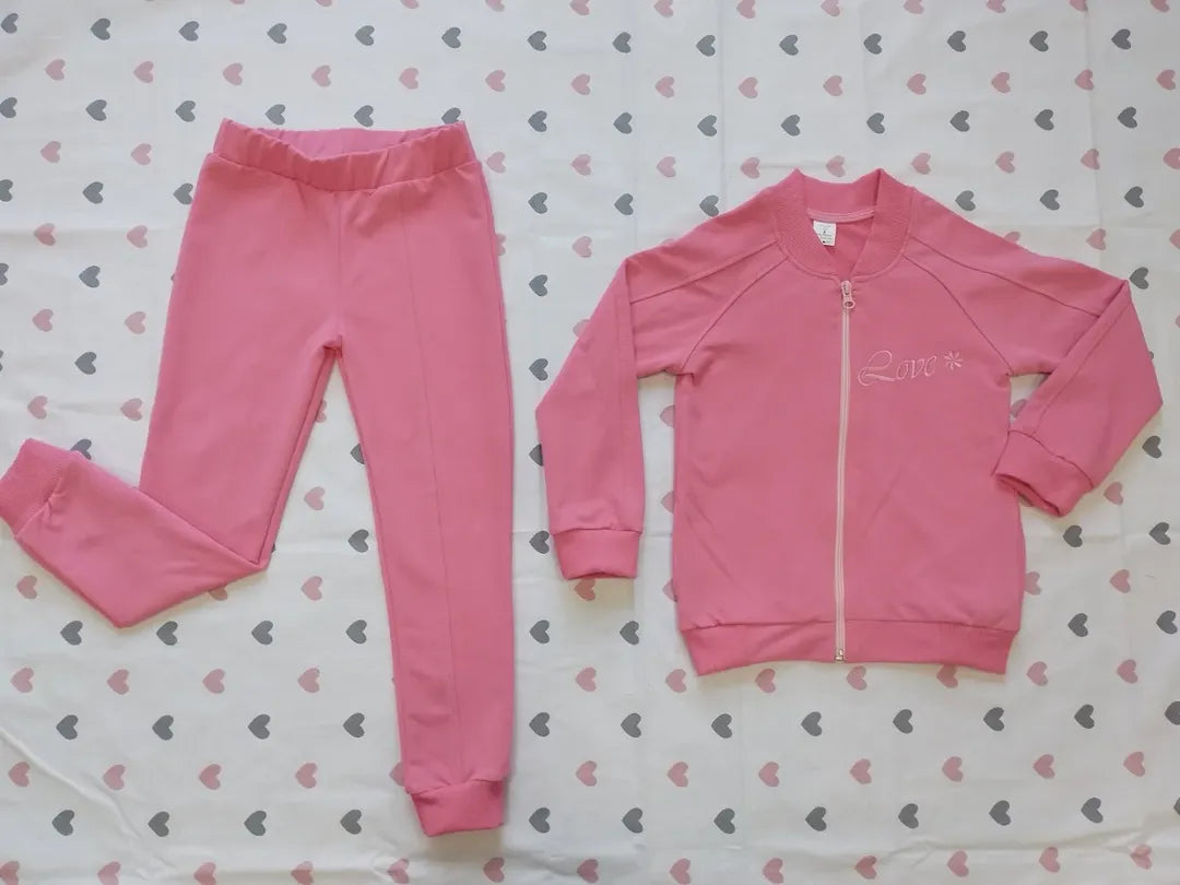 Trenerice za devojčice LOVE ROZE