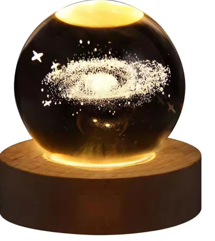 3D Crystal Ball noćno svjetlo