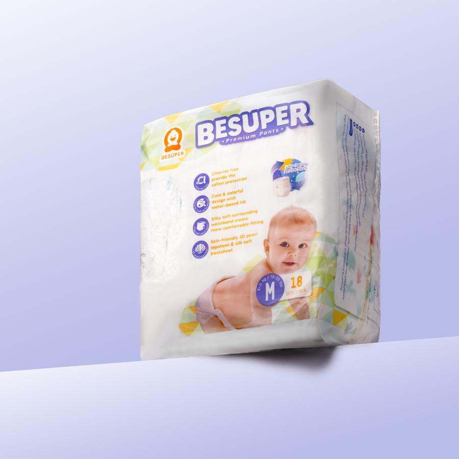 BeSuper Premium Pelene-Gaćice