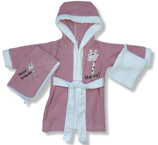 Bebi bade mantil set 535 Purple